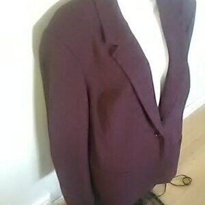💲3⃣▶Cleo DeepBURGANDY Red Blazer
